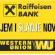 NOVA USLUGA U RAIFFEISEN BANCI – SLANJE NOVCA PUTEM WESTERN UNIONA!
